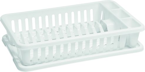odkapávač nád. 45x26x 8,5cm, bílý, 2díl., Tontarelli, plast