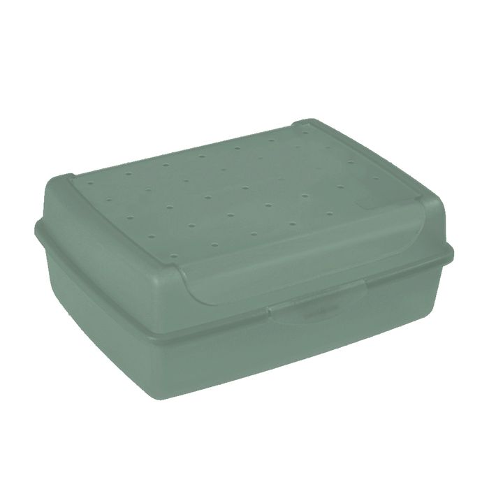 box  1,0 l klick-Box, sev.zelená, 17x13x6,5cm, svačin., plast