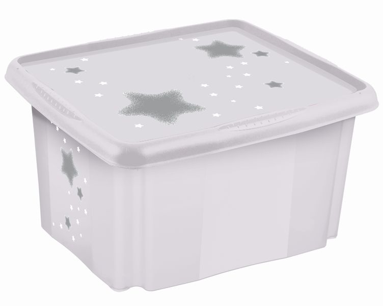box 24,0 l kosm.bílý, 42,5x35,5x22,5cm, plast