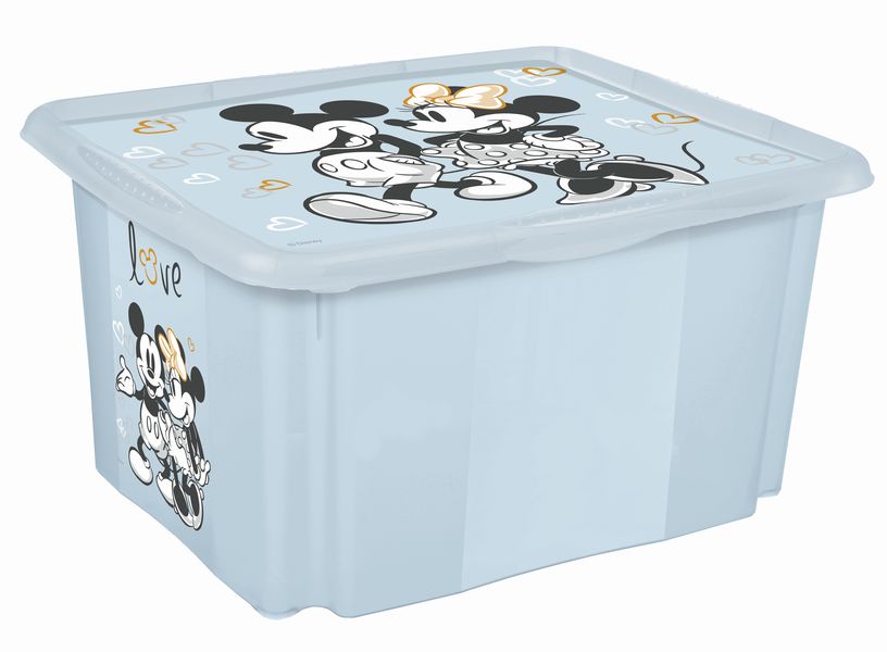 box 24,0 l MICKEY, kouř.modrý, 42,5x35,5x22,5cm, plast