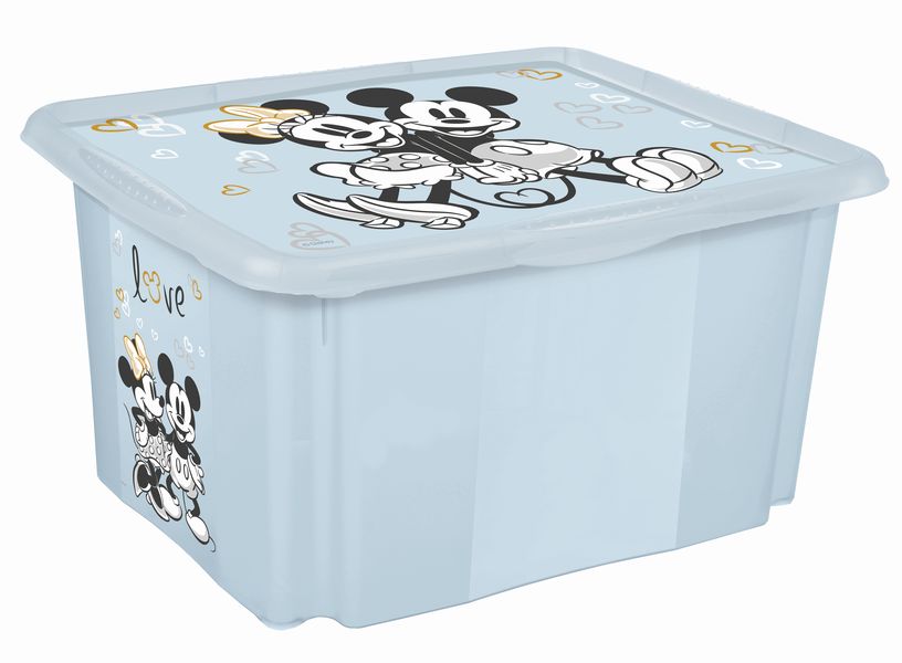 box 30,0 l MICKEY, kouř.modrý, 45x35x27cm, plast