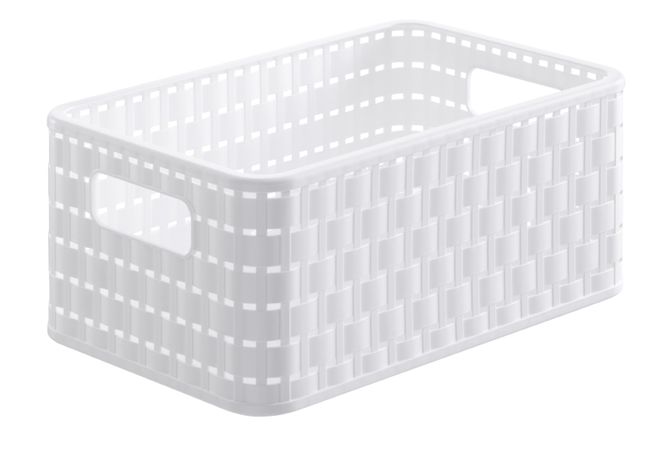koš-box  6,0l bílý COUNTRY A5, 28x18,5x12,6, plast