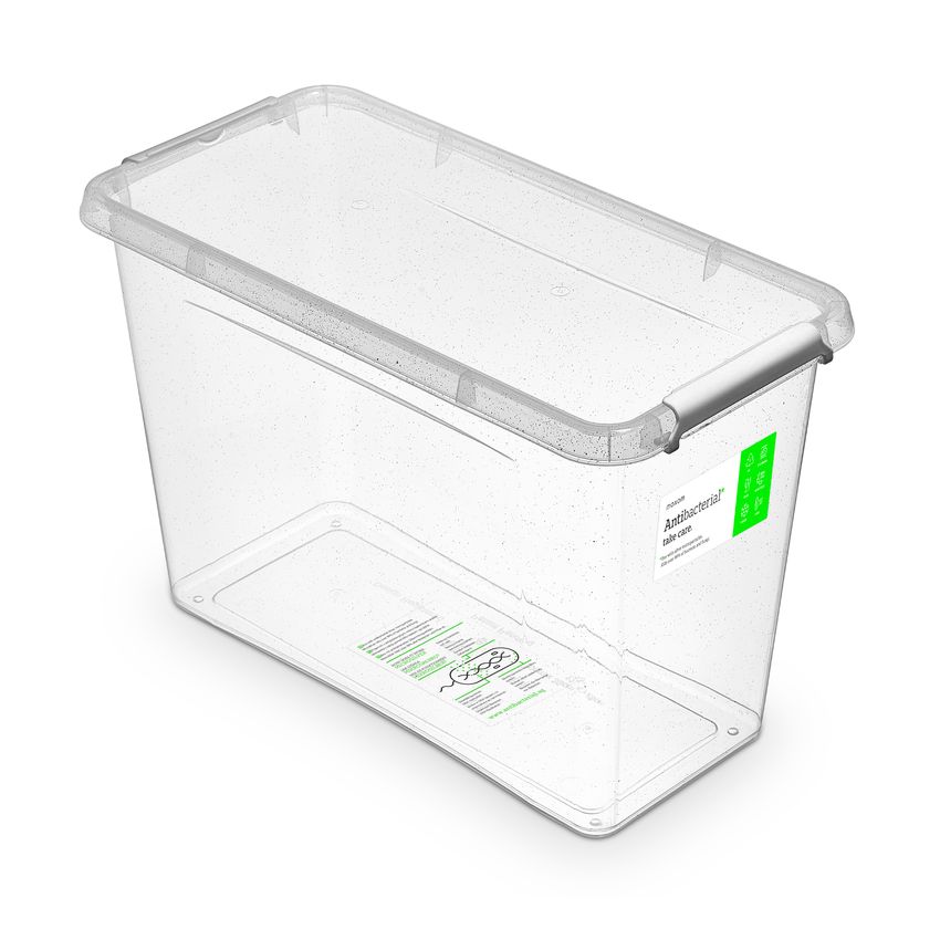 antibakter.box 13,0 l 40x20x26cm,transp.plast