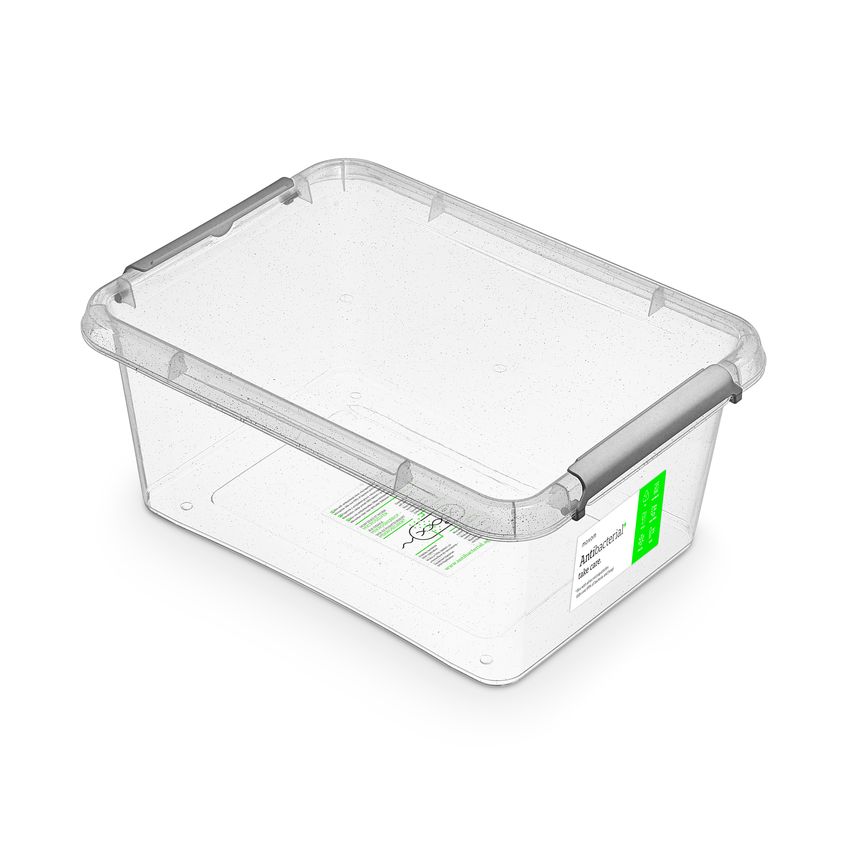 antibakter.box 12,5 l 39x29x16,5cm, transp.plast