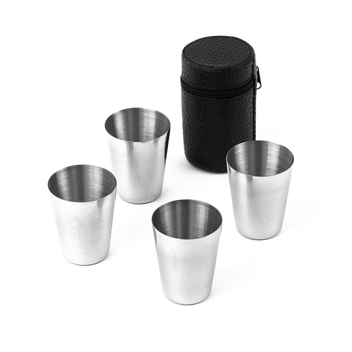 panák-odlivka  25ml, 4ks, NR s pouzdrem