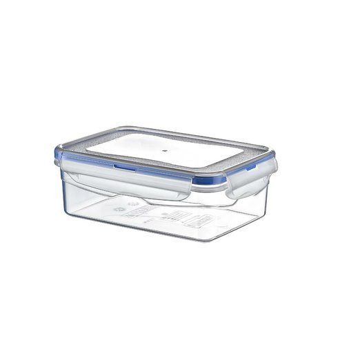 dóza 0,4l obdél.14,5x9,5x5cm, patentní víčko, plast