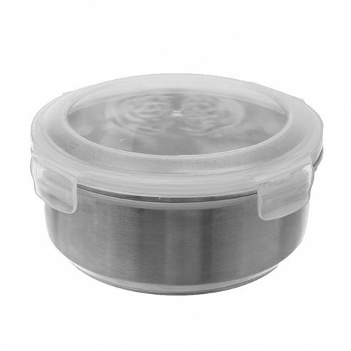 dóza 0,75l NR, d13.5x6cm, patentní víčko, plast