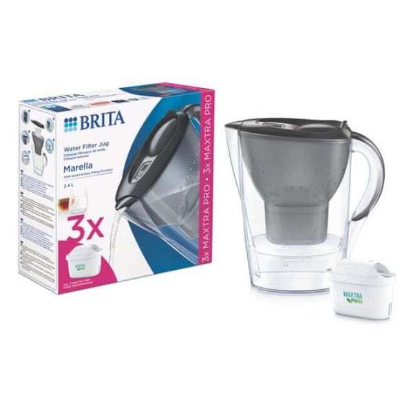 konvice Brita Marella 2,4 grafit + 3x MX Pro PO  2024