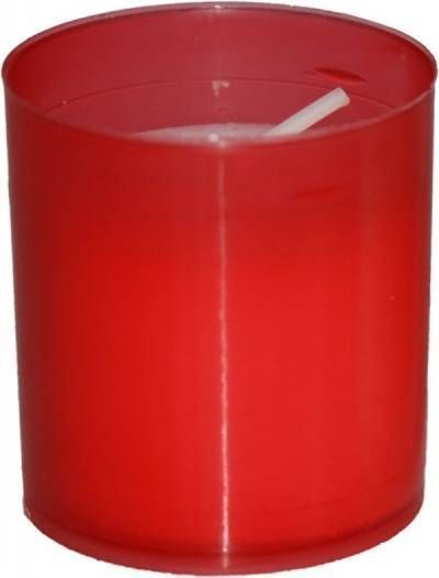 svíčka hřbit. 4ksx50g, červená WK60, vklad