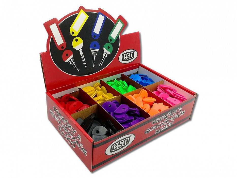 rozlišovač klíčů ESO , 8barev,  plast