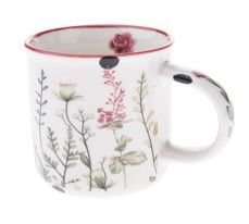 hrnek 230ml-1ks-KVÍTÍ, d 7,7x7,5cm, porcelán