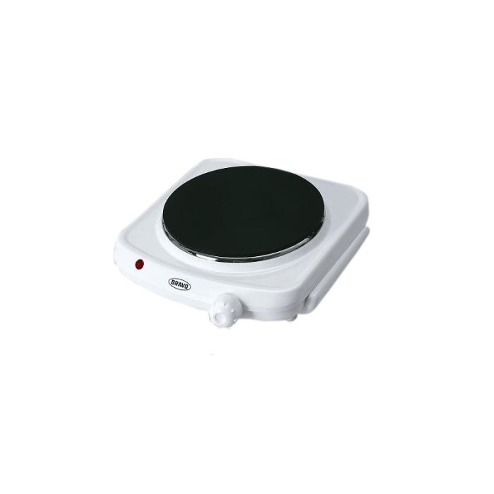 vařič 1plotýnkový BRAVO B-4256 bílý, d18,5cm, 1500W