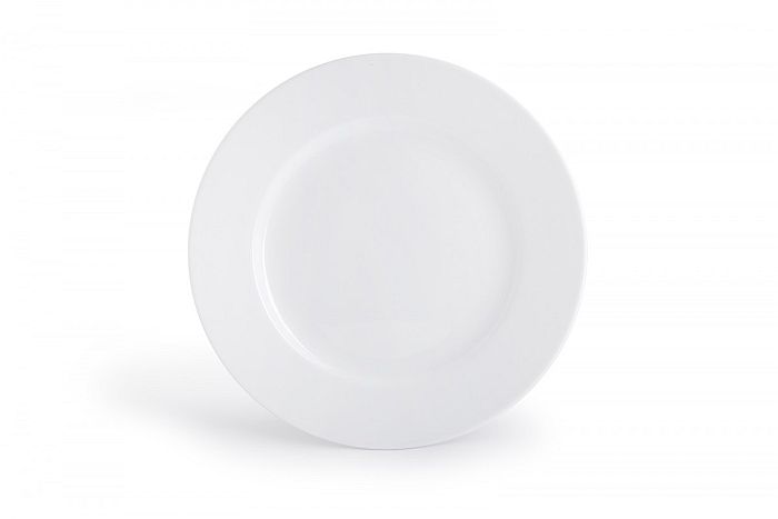 talíř d24,0 mělký, PURE Premium, silný, bílý porcelán