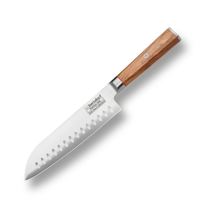 nůž 18cm, SANTOKU, TAKUMI LINE, BERNDORF, NR/oliv.dřevo