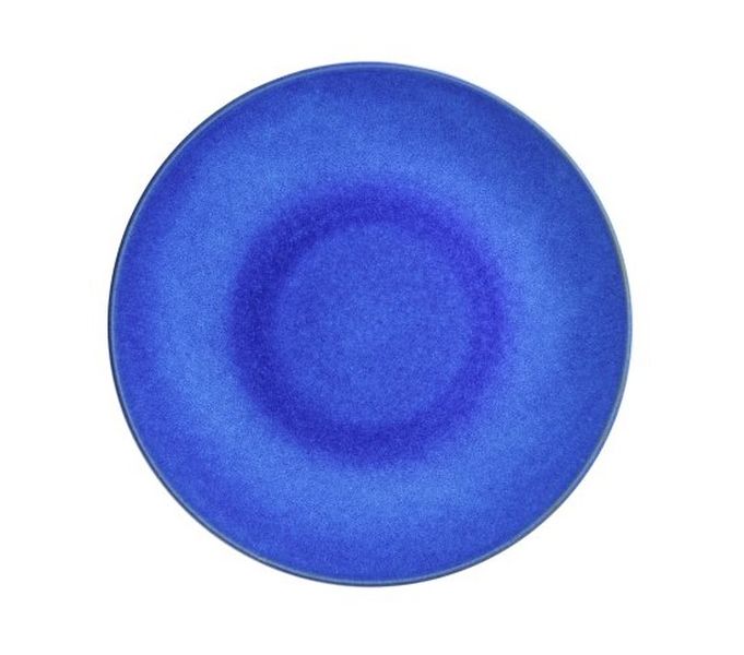 talíř d27,0cm mělký, OSSIA-tm.modrý, keramika