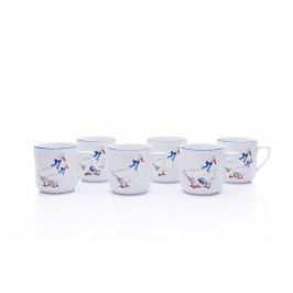 hrnek 400ml PĚTKA-HUSY U666, čes.porcelán