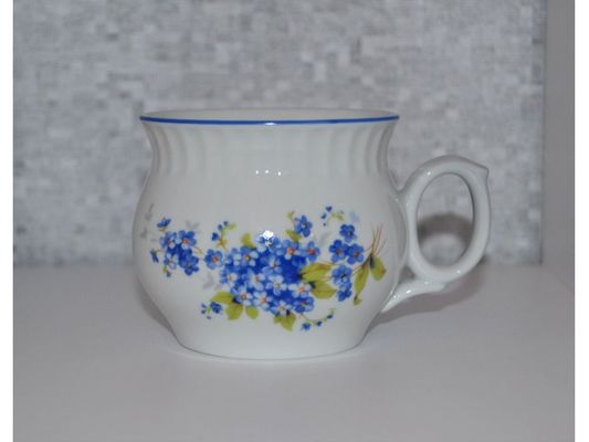 hrnek 290ml DARUME-POMNĚNKY modrá, čes.porcelán