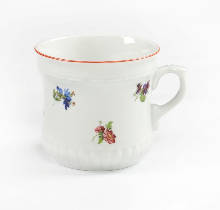 hrnek 370ml PERL.VELKÝ-RAK.HÁZENKA, čes.porcelán