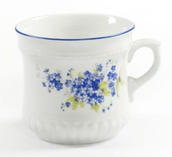 hrnek 370ml PERL.VELKÝ-POMNĚNKY, čes.porcelán