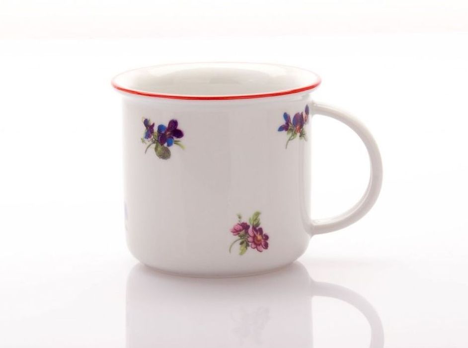 hrnek 380ml TINA - RAK. HÁZENKA, čes.porcelán