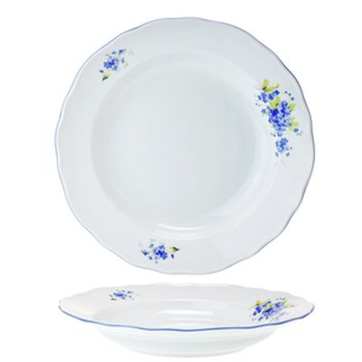 talíř d24cm hluboký POMNĚNKY, čes.porcelán