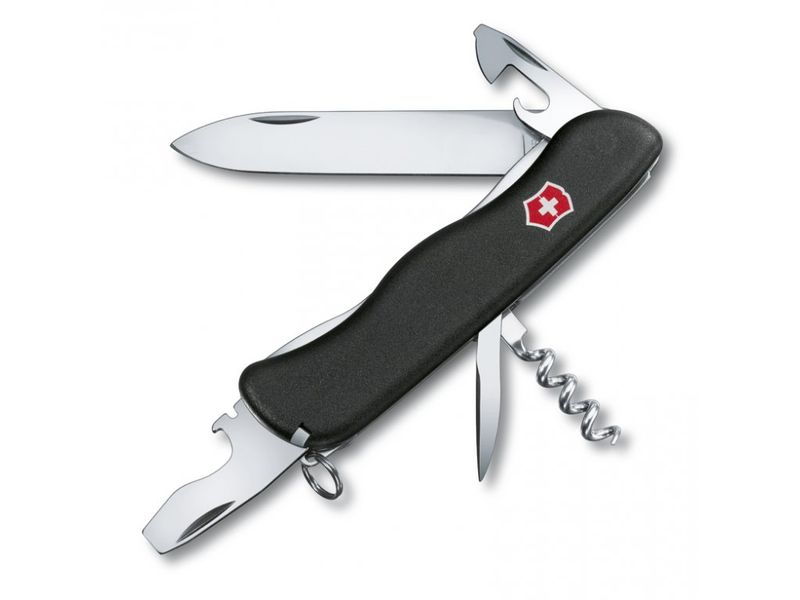 nůž 11-funkcí PICKNICKER černý, 111mm, VICTORINOX