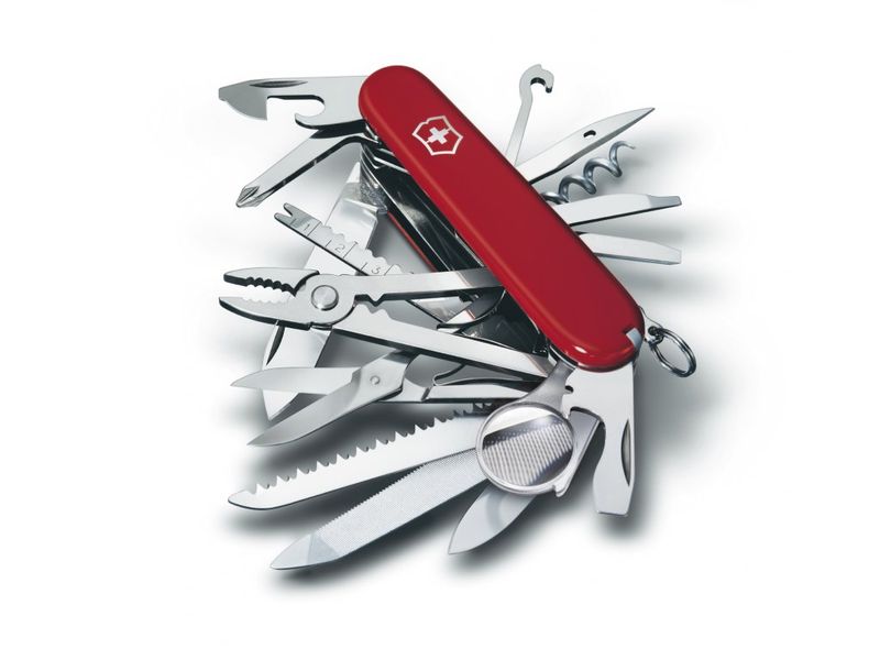 nůž 33-funkcí SWISSChamp červený, 91mm, VICTORINOX