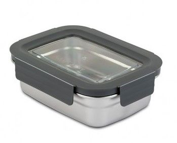 dóza 0,60l MISTY 16,7x12,3x 5,3cm, patent., NR/víko okénko, plast
