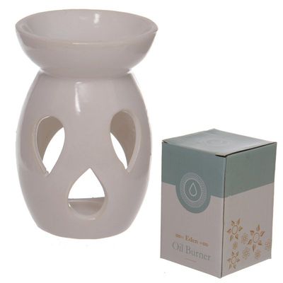 lampa-aroma, d8x12cm, bílá, výřez sova, DB, keramika
