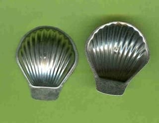form.Mušlička mini, 3,4cm, 20ks sada, pocín