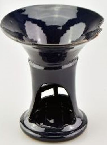 lampa-aroma d14cm, výška 14cm, MODRÁ, keramika