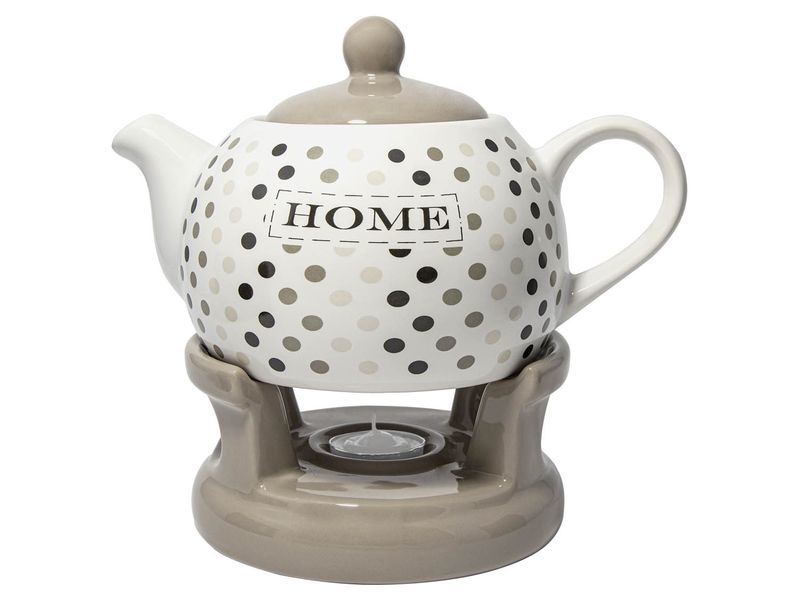 čajník 1,0l HOME, BL-T-4, s ohřívačem, keramika