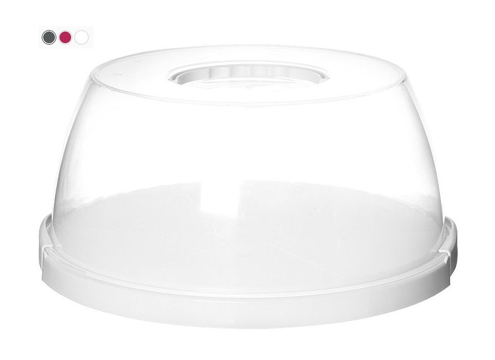 podnos d31x15cm s víkem, na dort, ucho, plast