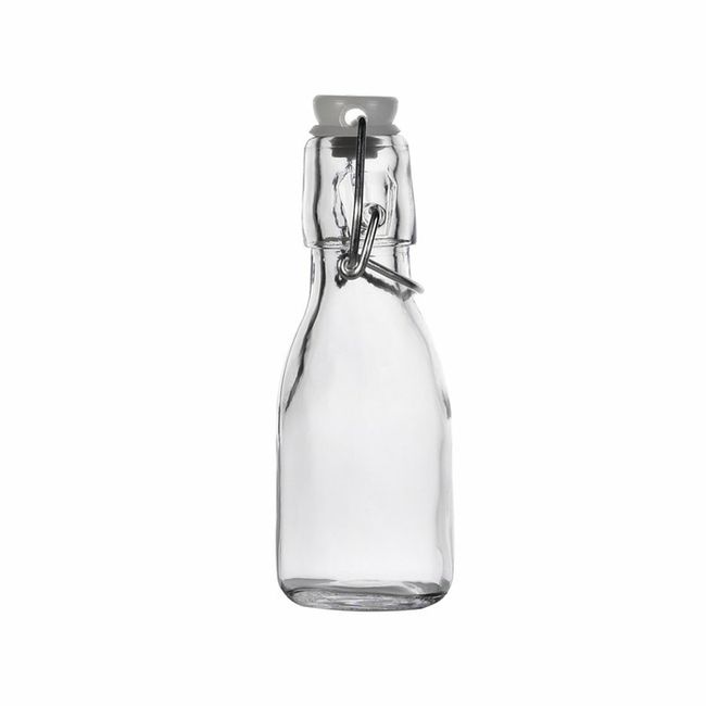 láhev 0,10l hladká d5x12cm, patent.uz., sklo
