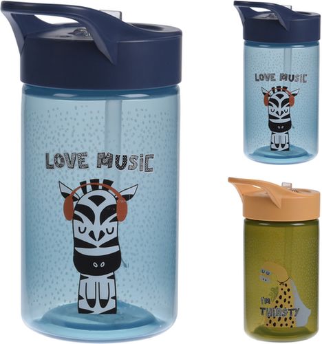 láhev 0,43l nápitka, 2barvy, plast