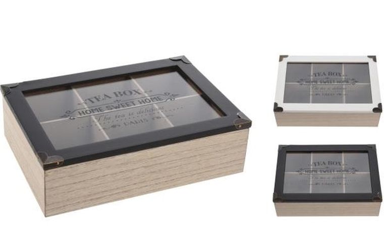 box-sáčkový čaj 24x16,5x7cm, dřevo
