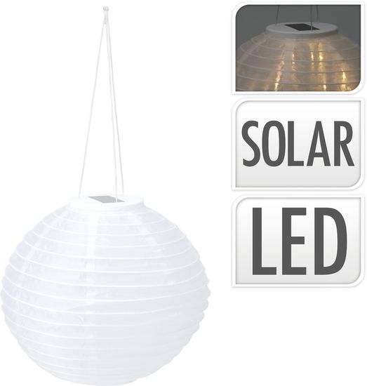 koule d40cm, 12LED, solární, polyester