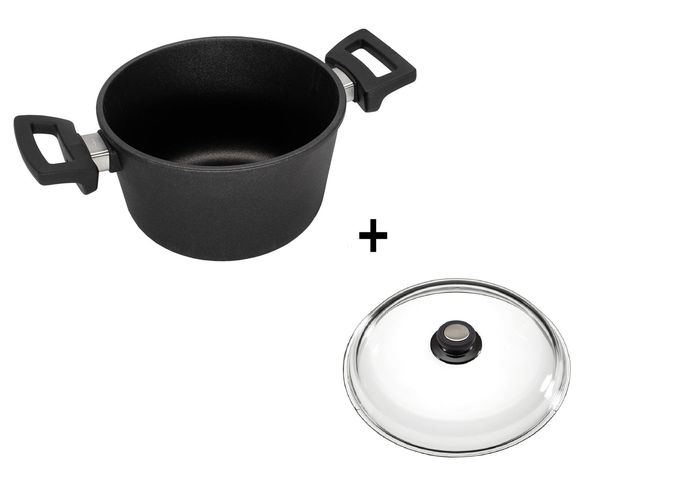 hrnec d24x12,5cm+PO skl., EUROLUX, 4,5l, litina, indukce