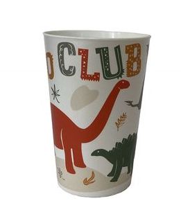kelímek 0,34l DINO CLUB, oranž, plast