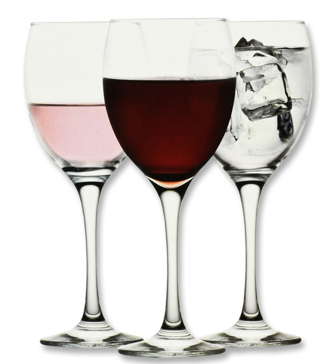 sklen. 245ml, 6ks, VENUE v.19,9cm (KNK)- víno